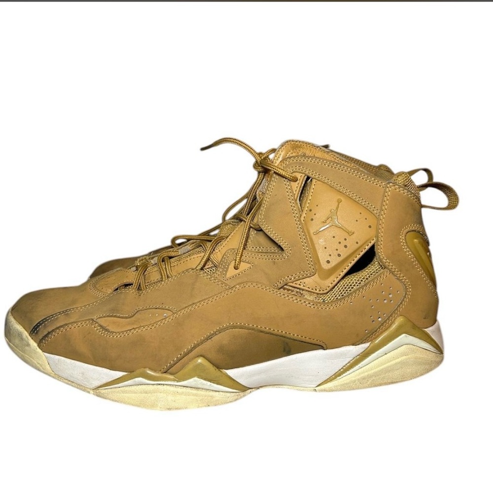 Nike Air Jordan Light Brown High Top Basketball Shoes Sneakers Men’s Size 13